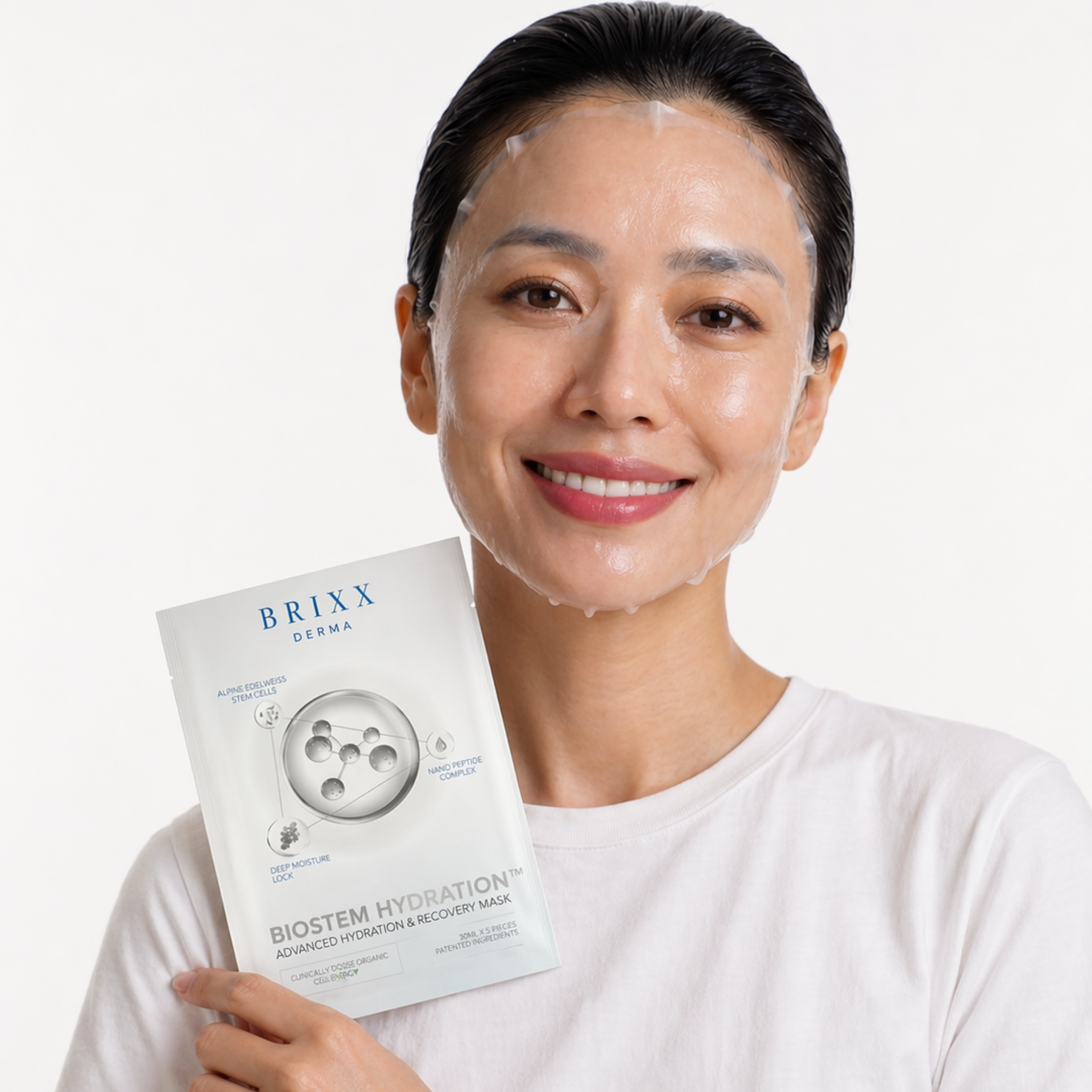 BioStem Hydration™ Advanced Hydration & Recovery Mask – Brixx Derma BioStem Hydration™ Advanced Hydration & Recovery Mask – Brixx Derma