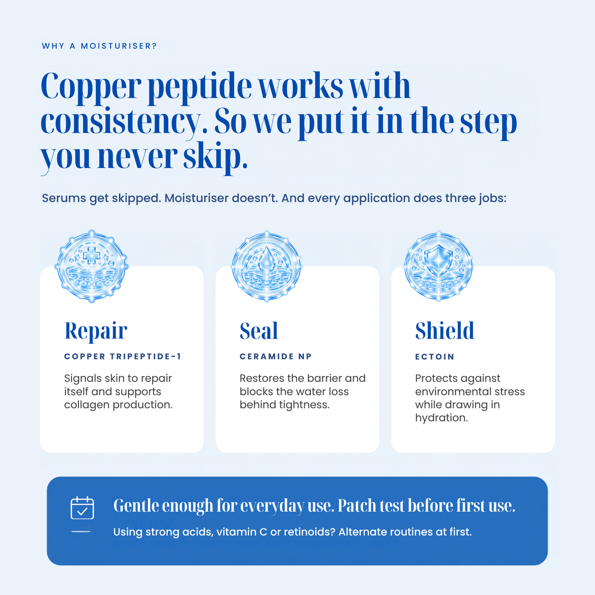 Recombinant Copper Tripeptide-1 Pro-Repair Moisturiser