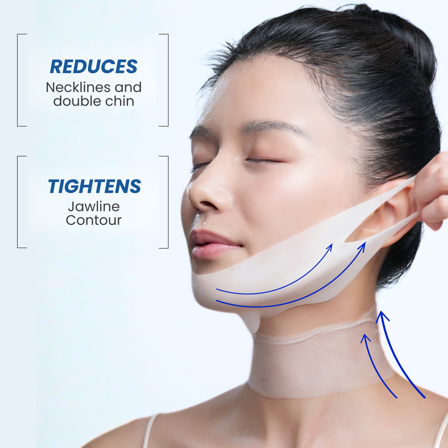 Double Action V-Shaped Chin & Neck Lifting Peptide Mask