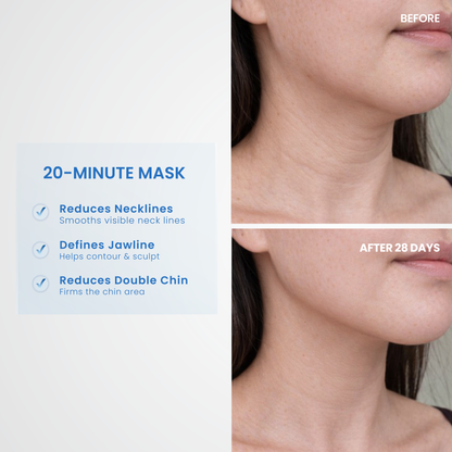 Double Action V-Shaped Chin & Neck Lifting Peptide Mask