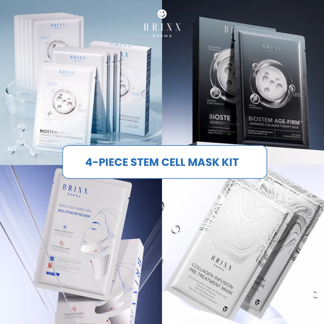 4 Piece Stem Cell Mask Kit – Brixx Derma